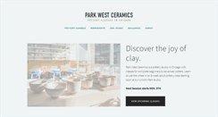 Desktop Screenshot of parkwestceramics.com